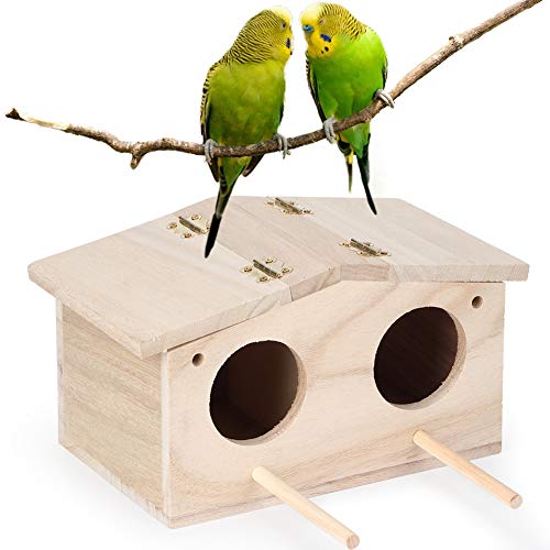 Vogelnester, Vogelnester aus Holz, Hauszuchtbox, Köfig, Vogelhaus-Zubehör für Papageien, Schwalben von Acouto