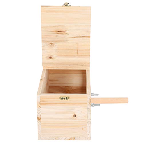 Vogelzucht Box Umweltfreundliche Holz Nistkasten Haus Warm Inkubator Köfig Vogelnest Haustierzubehör von Acouto