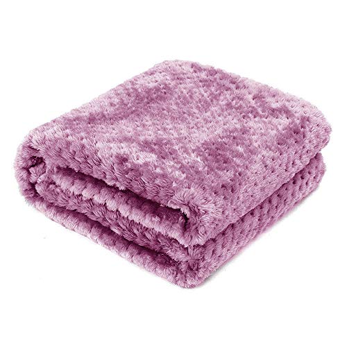 AcserGery Flauschige Hundedecke 100x120cm Super Softe Warme und Weiche Decke für Haustier Hundedecke Katzendecke (Rote Bohnenpaste) von AcserGery