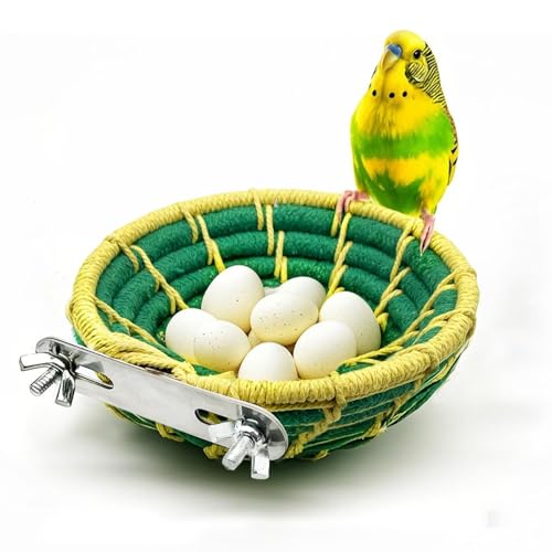 Acsist Handgewebtes Baumwollseil für Vögel, Brutnest, Papageienbrutnest, Sittichbett mit 2 Haken, Finkennest, Käfighaus, Schlüpfen für Wellensittiche, Nymphensittiche, Kanarienvögel, Kanarienvögel, Acsist Handgewebtes Baumwollseil für Vögel, Brutnest, Papageienbrutnest, Sittichbett mit 2 Haken, Finkennest, Käfighaus, Schlüpfen für Wellensittiche, Nymphensittiche, Kanarienvögel, Kanarienvögel, von Acsist