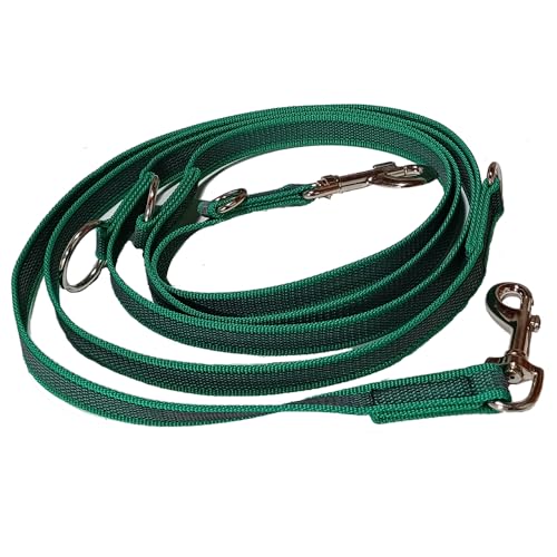 Activity4Dogs Anti-Slip Hundeleine aus Nylon | rutschfest | 2,80 m lang | 4-Fach verstellbare Führleine | für mittelgroße und große Hunde | Dunkelgrün | Made in Germany Activity4Dogs Anti-Slip Hundeleine aus Nylon | rutschfest | 2,80 m lang | 4-Fach verstellbare Führleine | für mittelgroße und große Hunde | Dunkelgrün | Made in Germany von Activity4Dogs