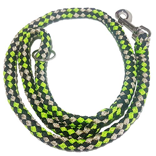Activity4Dogs Geflochtene Hundeleine | Kurze Führleine | 1,20 m lang | Durchmesser 15mm | für mittelgroße und große Hunde | grün-schwarz-weiß | Made in Germany Activity4Dogs Geflochtene Hundeleine | Kurze Führleine | 1,20 m lang | Durchmesser 15mm | für mittelgroße und große Hunde | grün-schwarz-weiß | Made in Germany von Activity4Dogs