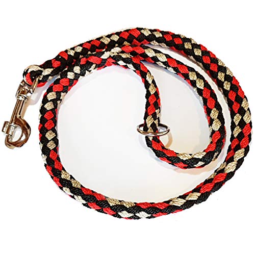Activity4Dogs Geflochtene Hundeleine | Kurze Führleine | 1,20 m lang | Durchmesser 15mm | für mittelgroße und große Hunde | rot-schwarz-weiß | Made in Germany Activity4Dogs Geflochtene Hundeleine | Kurze Führleine | 1,20 m lang | Durchmesser 15mm | für mittelgroße und große Hunde | rot-schwarz-weiß | Made in Germany von Activity4Dogs