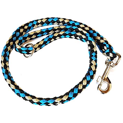 Activity4Dogs Geflochtene Hundeleine | Kurze Führleine | 1,20 m lang | Durchmesser 15mm | für mittelgroße und große Hunde | blau-schwarz-weiß | Made in Germany Activity4Dogs Geflochtene Hundeleine | Kurze Führleine | 1,20 m lang | Durchmesser 15mm | für mittelgroße und große Hunde | blau-schwarz-weiß | Made in Germany von Activity4Dogs