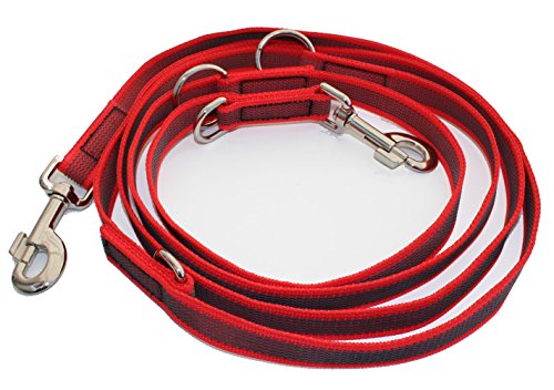 Activity4Dogs Anti-Slip Hundeleine aus Nylon | rutschfest | 2,80 m lang | 4-Fach verstellbare Führleine | für mittelgroße und große Hunde | Rot | Made in Germany Activity4Dogs Anti-Slip Hundeleine aus Nylon | rutschfest | 2,80 m lang | 4-Fach verstellbare Führleine | für mittelgroße und große Hunde | Rot | Made in Germany von Activity4Dogs