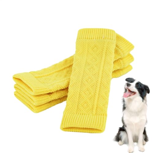 Acunny 4 St Hunde Ellenbogenschutz,Warme Hundebein Socken Elastischer Gestrickter Beinwärmer Warme Elastische Haustier Beinwärmer, Gestrickte Beinwundenschutz Acunny 4 St Hunde Ellenbogenschutz,Warme Hundebein Socken Elastischer Gestrickter Beinwärmer Warme Elastische Haustier Beinwärmer, Gestrickte Beinwundenschutz von Acunny