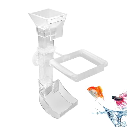 Acunny Aquarium Futterautomat, Durchsichtige Futterröhre & Futterschale Für, Anti Verstreuen Futterspender Für Betta Fische Urlaubsversorgung Acunny Aquarium Futterautomat, Durchsichtige Futterröhre & Futterschale Für, Anti Verstreuen Futterspender Für Betta Fische Urlaubsversorgung von Acunny