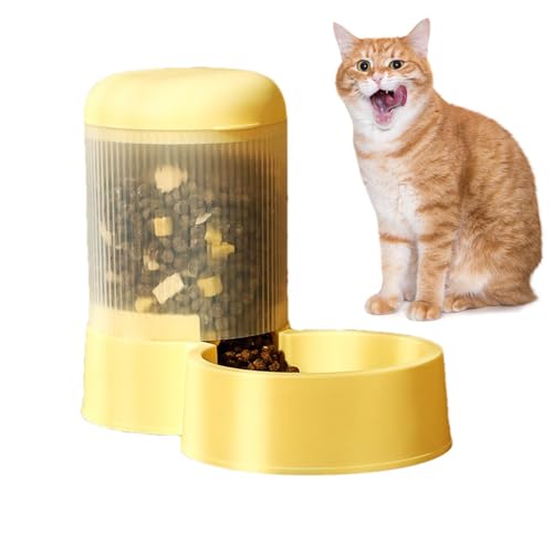 Acunny Automatischer Katzenfeeder, automatisches Haustier, Spender für Katzen, Lebensmittel, große Kapazität, Wassernapf für kleine Hunde, abnehmbar, für alle Acunny Automatischer Katzenfeeder, automatisches Haustier, Spender für Katzen, Lebensmittel, große Kapazität, Wassernapf für kleine Hunde, abnehmbar, für alle von Acunny