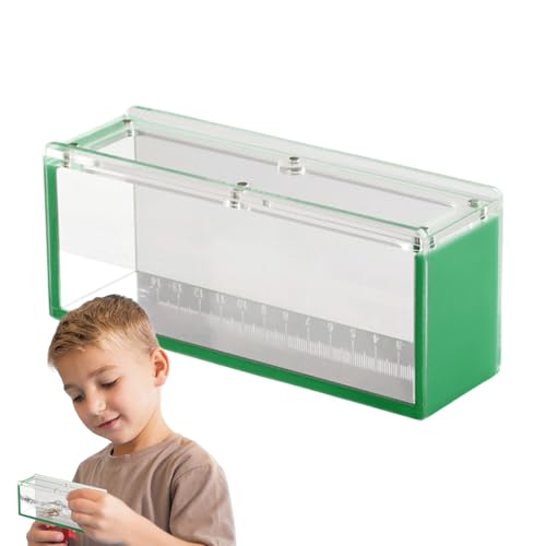 Acunny Fischbeobachtungsbox, Fisch -Schlupfbox - Fischbeobachtungsbehälter mit Deckel und Skala,Löschen Sie tragbare Wassertierzubehör für Innenräume im Freien im Freien von Acunny