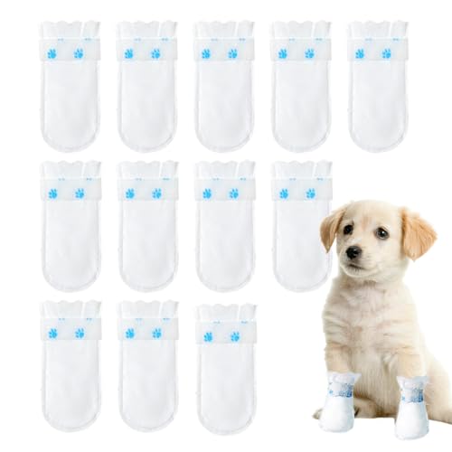 Acunny Fußschoner für Hunde, Gipsschutz für Hunde | 12 x Wanderschuhe für Tierfüße – wasserdichter Schutz für Haustierfüße, Schuhe Acunny Fußschoner für Hunde, Gipsschutz für Hunde | 12 x Wanderschuhe für Tierfüße – wasserdichter Schutz für Haustierfüße, Schuhe von Acunny
