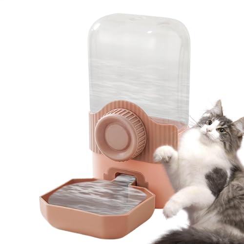 Acunny Futter- und Wasserspender für Hunde, automatischer Wasserspender – hängender Futterspender für Haustiere | Futterstation mit gewichteter Erkennung für Katzen und von Acunny