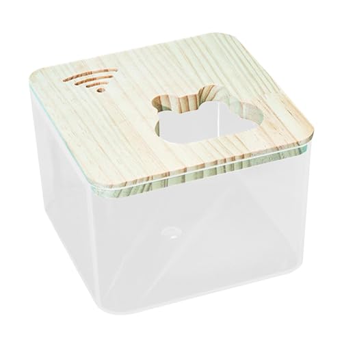 Acunny Hamster-Badezimmer, Sandbadbox für Hamster | Bett für Hamster, Hamster-Badewanne, Hamster-Badewanne, Staubbad für Hamster, Behälter Acunny Hamster-Badezimmer, Sandbadbox für Hamster | Bett für Hamster, Hamster-Badewanne, Hamster-Badewanne, Staubbad für Hamster, Behälter von Acunny