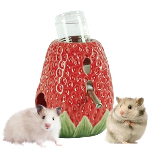 Acunny Hamsterschale aus Keramik, Wasserflaschenhalter für Hamster, Wasserflaschenhalter aus Keramik, Hamster, Zubehör für kleine Käfige für Haustiere, Futtermittel Acunny Hamsterschale aus Keramik, Wasserflaschenhalter für Hamster, Wasserflaschenhalter aus Keramik, Hamster, Zubehör für kleine Käfige für Haustiere, Futtermittel von Acunny