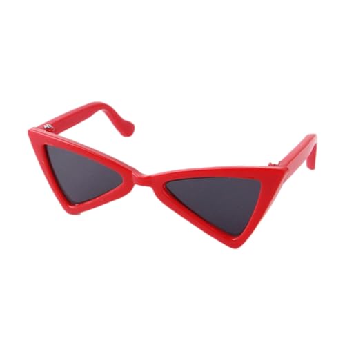 Acunny Hundesonnenbrille,Süße Hundesonnenbrille - Pet Retro Dreiecksbrille - Leichte Cosplay-Brille, modisches Haustierzubehör für Partys, Zeremonien, Festivals von Acunny