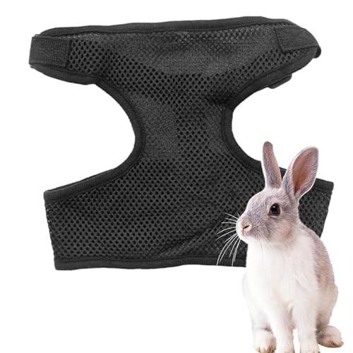 Acunny Kleidung für Kaninchen, Geschirr für Frettchen – weiche Hasenweste aus atmungsaktivem Mesh – Outfits für kleine Haustiere, Geschirr für kleine Tiere zum Gehen im Freien von Acunny