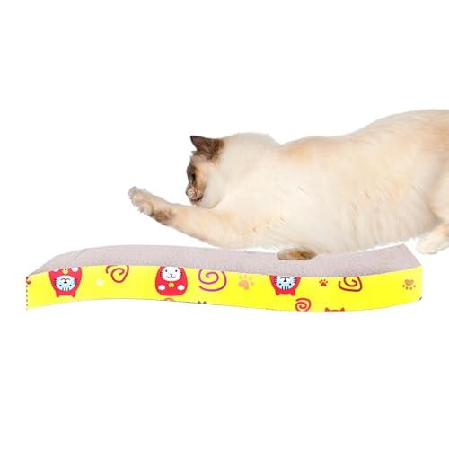 Acunny Kratzbaum aus Karton für Katzen im Innenbereich, Kratzbrett für Katzen, Kratzmatte aus Karton für Katzen | verschleißfestes Wohnzimmerbett Spielzeug für Katzen, kleine Kätzchen, Spielzeug Acunny Kratzbaum aus Karton für Katzen im Innenbereich, Kratzbrett für Katzen, Kratzmatte aus Karton für Katzen | verschleißfestes Wohnzimmerbett Spielzeug für Katzen, kleine Kätzchen, Spielzeug von Acunny
