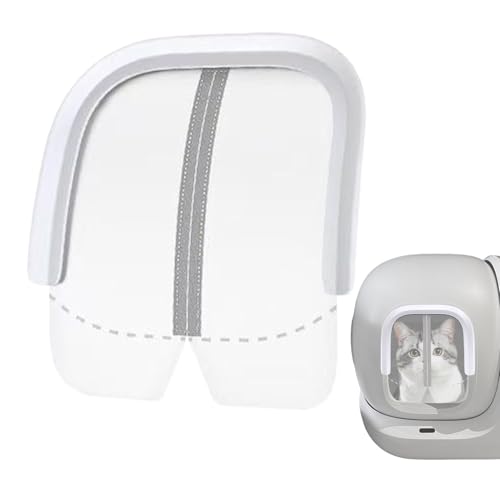 Acunny Magnetische Staubschutzgardinen - Magnetische Selbstreinigende Katzentoilette Klappe Mit Auslaufsicherung - Stabiles Design, Haustierzubehör Für Kleine, Mittelgroße Und Große Katzen Acunny Magnetische Staubschutzgardinen - Magnetische Selbstreinigende Katzentoilette Klappe Mit Auslaufsicherung - Stabiles Design, Haustierzubehör Für Kleine, Mittelgroße Und Große Katzen von Acunny