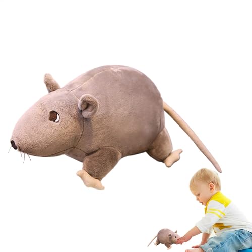 Acunny Maus-Spielzeug, Plüsch, Ratten – realistisches Plüschspielzeug aus weichem Plüschtier | Fake Spielzeug für kleine Katzen, Partyzubehör für und Halloween Acunny Maus-Spielzeug, Plüsch, Ratten – realistisches Plüschspielzeug aus weichem Plüschtier | Fake Spielzeug für kleine Katzen, Partyzubehör für und Halloween von Acunny
