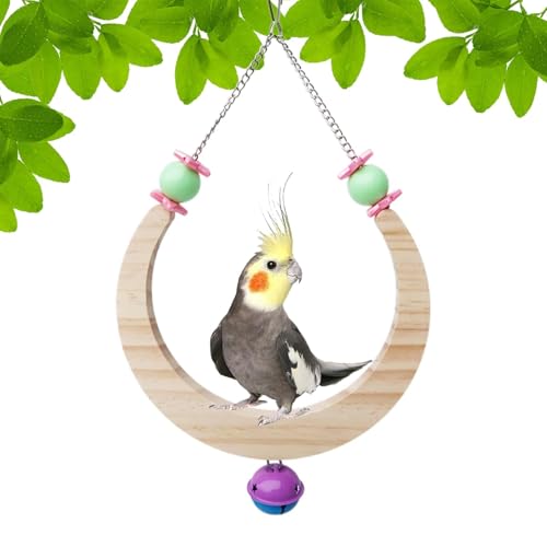 Acunny Schaukel für Vogelstangen, Spielzeug für Papageien, Spielzeug für Vögel, Übung für Vögel, Kauspielzeug aus mit Glocke, Kauspielzeug, Kauspielzeug, Kauspielzeug, Kauspielzeug Acunny Schaukel für Vogelstangen, Spielzeug für Papageien, Spielzeug für Vögel, Übung für Vögel, Kauspielzeug aus mit Glocke, Kauspielzeug, Kauspielzeug, Kauspielzeug, Kauspielzeug von Acunny