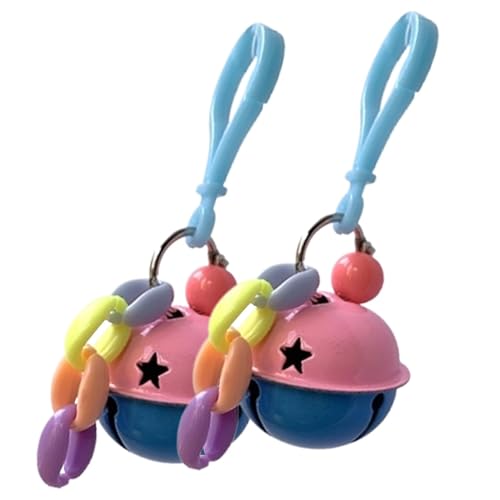 Acunny Sittich-Glockenspielzeug, Vogelkäfig-Glockenspielzeug - 2 Stück Nymphensittiche Vogel-Kauspielzeug,Wiederverwendbares großes Nymphensittich-Spielzeug, Vogelkäfig-Zubehör für interaktiven Spaß Acunny Sittich-Glockenspielzeug, Vogelkäfig-Glockenspielzeug - 2 Stück Nymphensittiche Vogel-Kauspielzeug,Wiederverwendbares großes Nymphensittich-Spielzeug, Vogelkäfig-Zubehör für interaktiven Spaß von Acunny