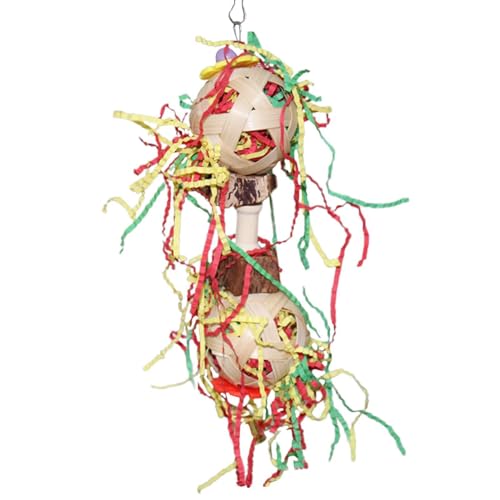 Acunny Spielzeug für Vögel, Wellensittiche, Spielzeug für Vogelkäfig, Nagerkäfig, Anhänger, , Spielzeug, sicheres und gesundes Kauspielzeug für Wellensittiche, Vogel, , mittelgroße Acunny Spielzeug für Vögel, Wellensittiche, Spielzeug für Vogelkäfig, Nagerkäfig, Anhänger, , Spielzeug, sicheres und gesundes Kauspielzeug für Wellensittiche, Vogel, , mittelgroße von Acunny