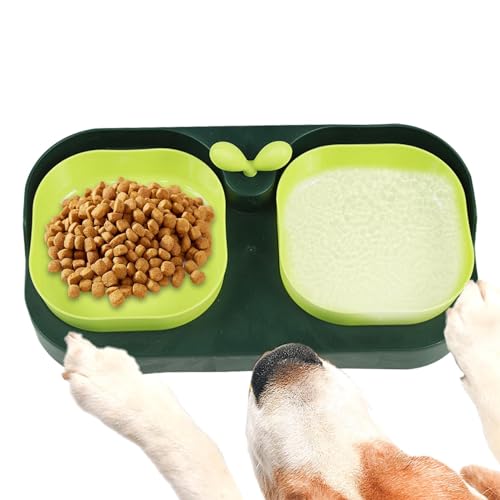 Acunny Wasser- und Futternapf für Hunde, Futternapf für kleine Hunde, abnehmbare 2-in-1-Hundefutterstation – rutschfeste Wasser- und Futterversorgung für von Acunny