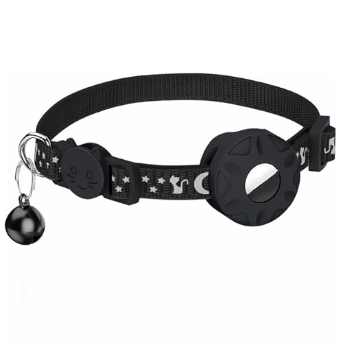 Airtag Katzenhalsband, Refektives Halsband für Katzen mit Sicherheitsschnalle und wasserdichtem Airtag-Halter in 3/8 Zoll Breite, Cat Airtag Halsband, Katzenhalsband, kompatibel mit Apple Airtag für Airtag Katzenhalsband, Refektives Halsband für Katzen mit Sicherheitsschnalle und wasserdichtem Airtag-Halter in 3/8 Zoll Breite, Cat Airtag Halsband, Katzenhalsband, kompatibel mit Apple Airtag für von Aczyqws