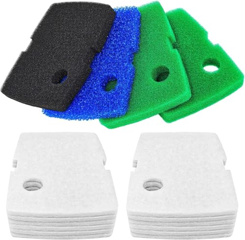 Ersatz-Filtereinsätze für Kanister, kompatibel mit PennPlax Cascade 1200/1500 CCF4UL/CCF5UL generischen Floss Aquarium-Schwammmedien, Ersatzkanister, Filterschwämme für Aquarien, Aquarien von Adabuing