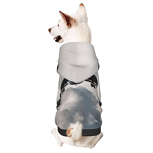 Hunde-Kapuzenpullover mit Hut, weicher Mantel für kleine, mittelgroße und große Hunde Hunde-Kapuzenpullover mit Hut, weicher Mantel für kleine, mittelgroße und große Hunde von Adasomu