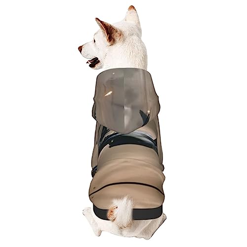 Hunde-Kapuzenpullover mit Hut, weicher Mantel für kleine, mittelgroße und große Hunde von Adasomu
