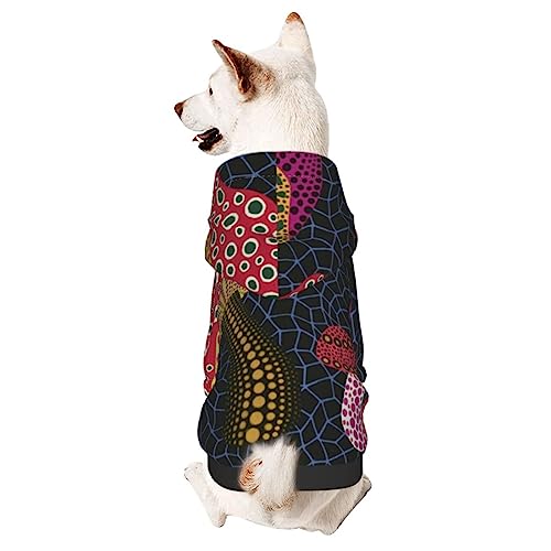 Pilz-Kapuzenpullover für Hunde, mit Mütze, weicher Mantel für kleine, mittelgroße und große Hunde von Adasomu