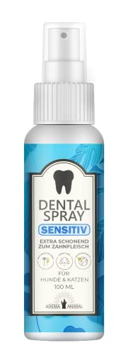 Adema Animal® - Dental Spray Sensitiv - milde Lösung für Hunde & Welpen, Katzen & Kitten, natürliche Zahnpflege, Plaque & Zahnstein entfernen, Mundgeruch & Maulgeruch bei Katze & Hund bekämpfen 100ml Adema Animal® - Dental Spray Sensitiv - milde Lösung für Hunde & Welpen, Katzen & Kitten, natürliche Zahnpflege, Plaque & Zahnstein entfernen, Mundgeruch & Maulgeruch bei Katze & Hund bekämpfen 100ml von Adema Animal