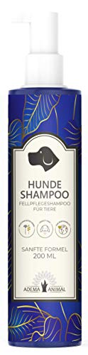 Adema Animal® Hundeshampoo - Shampoo für Hunde und Welpen Langhaar & Kurzhaar gegen Juckreiz - bei Fellgeruch oder Fellwechsel - Milben - Flöhe- Läuse - Pilz - Vegan von Adema Animal