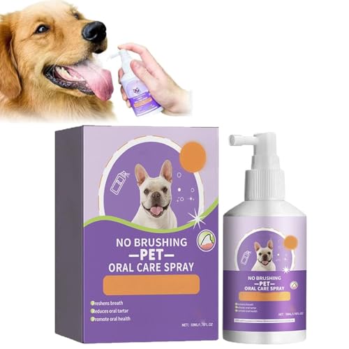 Teeth Cleaning Spray for Dogs & Cats,Pet Clean Teeth Spray,Pet Oral Spray Clean Teeth,Dog Teeth Cleaning,Dog Breath Spray,Dog & Cat Natural Breath Freshener,Get Rid of Bad Breath,No Brushing (1Pcs) Teeth Cleaning Spray for Dogs & Cats,Pet Clean Teeth Spray,Pet Oral Spray Clean Teeth,Dog Teeth Cleaning,Dog Breath Spray,Dog & Cat Natural Breath Freshener,Get Rid of Bad Breath,No Brushing (1Pcs) von Aderpmin