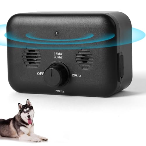 Adiwo Antibell für Hunde, 3 Frequenzstufen Sonic Anti Bell, Ultraschall-Anti-Bellgerät Hundebellen, Innen Draußen Anti Bell Gerät Hunde Adiwo Antibell für Hunde, 3 Frequenzstufen Sonic Anti Bell, Ultraschall-Anti-Bellgerät Hundebellen, Innen Draußen Anti Bell Gerät Hunde von Adiwo