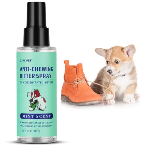 Adiwo Knabberschutz Hund, 100ml Anti Kau Spray Für Hunde Katzenabwehrspray Erziehungshilfen für Hunde Mildes Bitterspray Hund Effektiver Kaustopp Bei Möbel Kleidung Schuhen Für Hunde Katzen von Adiwo