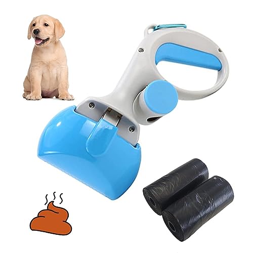 Adonello Hundekotschaufel Pooper Scooper Haustierabfallschaufel Tragbarer Hundekotgreifer für Hund Katze Kotgreifer Hundeschaufel Abfallschaufel 2 Rollen Müllsäcke Adonello Hundekotschaufel Pooper Scooper Haustierabfallschaufel Tragbarer Hundekotgreifer für Hund Katze Kotgreifer Hundeschaufel Abfallschaufel 2 Rollen Müllsäcke von Sixyear