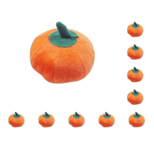 Adoorniequea 10-teiliges Kauspielzeug für Haustiere, mit Quietschelement, Plüsch-Sound, für Obst und Gemüse, geeignet für Haustierbeißen, Stil 08 von Adoorniequea
