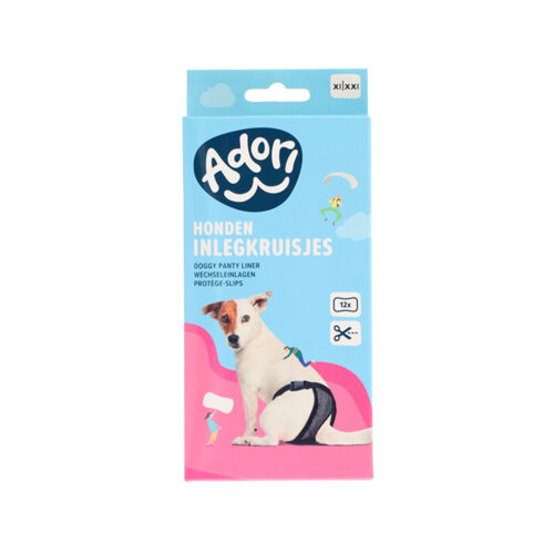 Adori Slipeinlage-Hundehose – M/L – 12 Stück – Weiß Adori Slipeinlage-Hundehose – M/L – 12 Stück – Weiß von Adori
