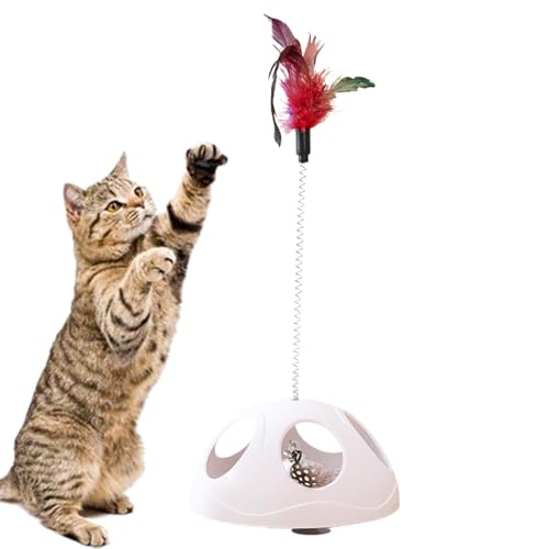 Adsfvs Katzen Spielzeug Mit Saugnapf Zur Bodenbefestigung | Federstab Mit Saugnapf Für Katzen,Haustierzubehör Zur Training, Bewegung, Jagd & Unterhaltung Für Fensterbank & Zuhause Adsfvs Katzen Spielzeug Mit Saugnapf Zur Bodenbefestigung | Federstab Mit Saugnapf Für Katzen,Haustierzubehör Zur Training, Bewegung, Jagd & Unterhaltung Für Fensterbank & Zuhause von Adsfvs
