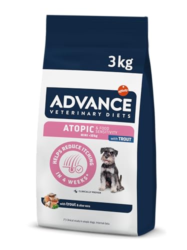 Advance Veterinary Diets Atopic Mini-Hundefutter mit Dermatitis, 3 kg Advance Veterinary Diets Atopic Mini-Hundefutter mit Dermatitis, 3 kg von Advance Diets