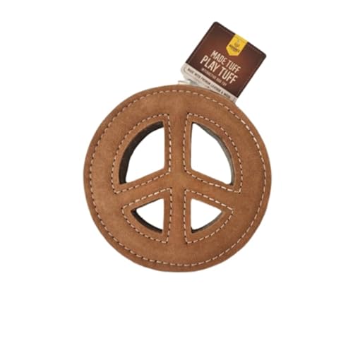 Advance Pet Bio-Wolle & Leder Hundespielzeug - Ungiftiges, langlebiges Kauspielzeug für Haustiere, natürliches Tuff-Spielzeug für Welpen & Hunde, interaktive Zahnungsentlastung - von Advance Pet Products