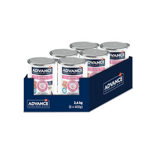 Advance Diets Nassfutter für Hunde, Atopic, 6 Packungen à 400 g Advance Diets Nassfutter für Hunde, Atopic, 6 Packungen à 400 g von Advance Veterinary Diets