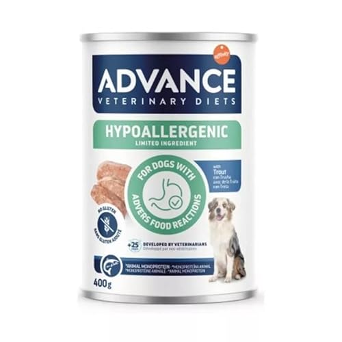 Advance Diets Nassfutter für Hunde – hypoallergen mit Forelle – 400 g Advance Diets Nassfutter für Hunde – hypoallergen mit Forelle – 400 g von Advance Veterinary Diets