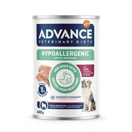 Advance Diets Nassfutter für Hunde – hypoallergen mit Lamm – 400 g von Advance Veterinary Diets