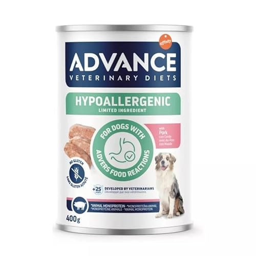 Advance Diets Nassfutter für Hunde – hypoallergen mit Schwein – 400 g von Advance Veterinary Diets
