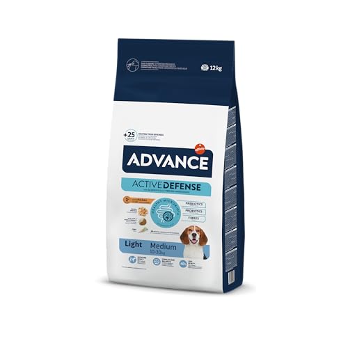 ADVANCE Medium Light +8 Monate Hundefutter, 12kg, 1er Pack (1 x 12 kg) von Advance