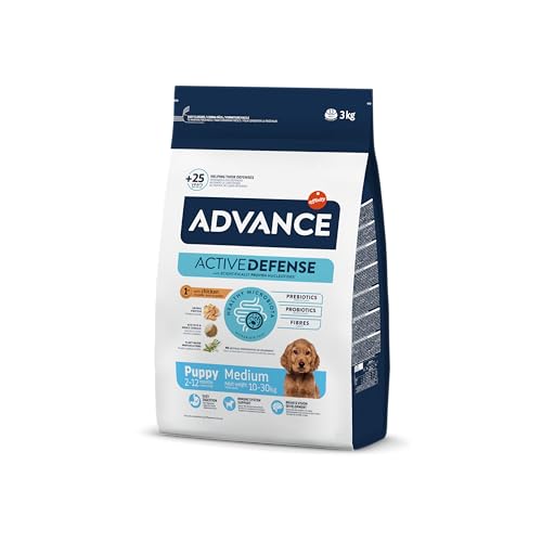 ADVANCE Medium Puppy Trockenfutter Hund, 1-er Pack (1 x 3 kg) von Advance