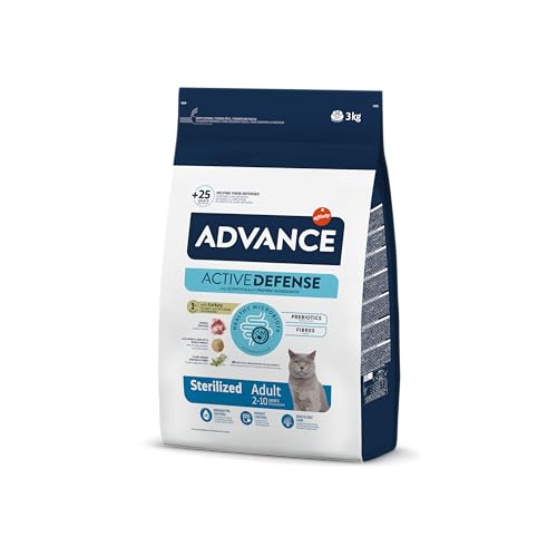 ADVANCE Sterilized mit Truthahn +1 Jahr Katzenfutter, 3kg, 1er Pack (1 x 3 kg) von Advance