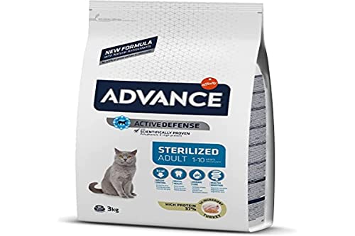 ADVANCE Sterilized mit Truthahn +1 Jahr Katzenfutter, 3kg, 1er Pack (1 x 3 kg) von Advance